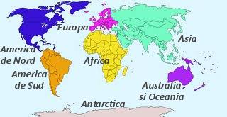 Cate continente sunt pe Pamant? Raspuns: 7, daca am considera ca America este compusa din doar 2 continente: America de Nord si...