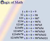 A little magic with numbers in the image
attached. Click to enlarge.