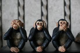 Nu vad, nu aud, nu vorbesc: legea de aur a japonezilor si a budistilor. Numele celor trei maimute mistice intelepte, ce...